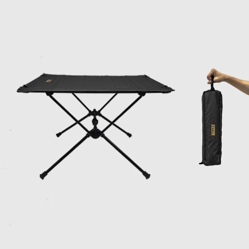China China black TARKA Camping Oxford Fabric Table Folding Desk Lightweight Foldable Cloth Tables Outdoor Fishing Picnic Desk Camping Equipment