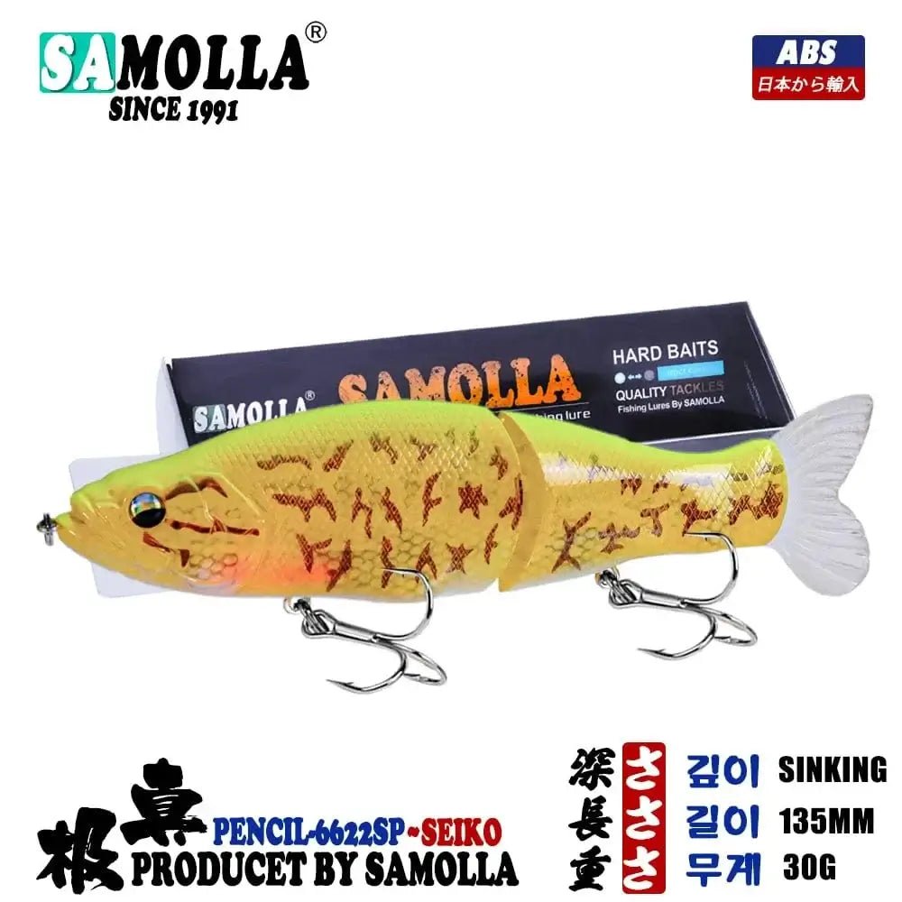 China China Black & White Lable Slow Sinking SwimBaits Fishing Lures 30G Whopper Vibration Soft Tail or Pike And Bass Hard Baits  Isca Artificiall Accessories