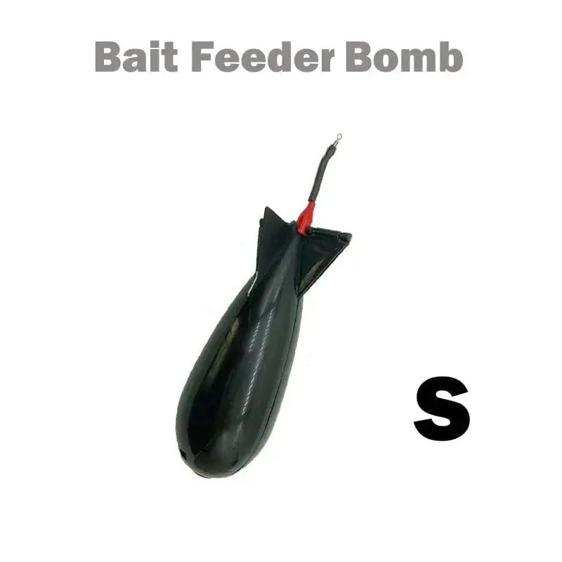 China China blackS TOLU Fishing Rocket Feeder Large Small Spod Bomb Float Lure Bait Holder 2 Size Pellet Rockets Feeders Position Gear Accessories