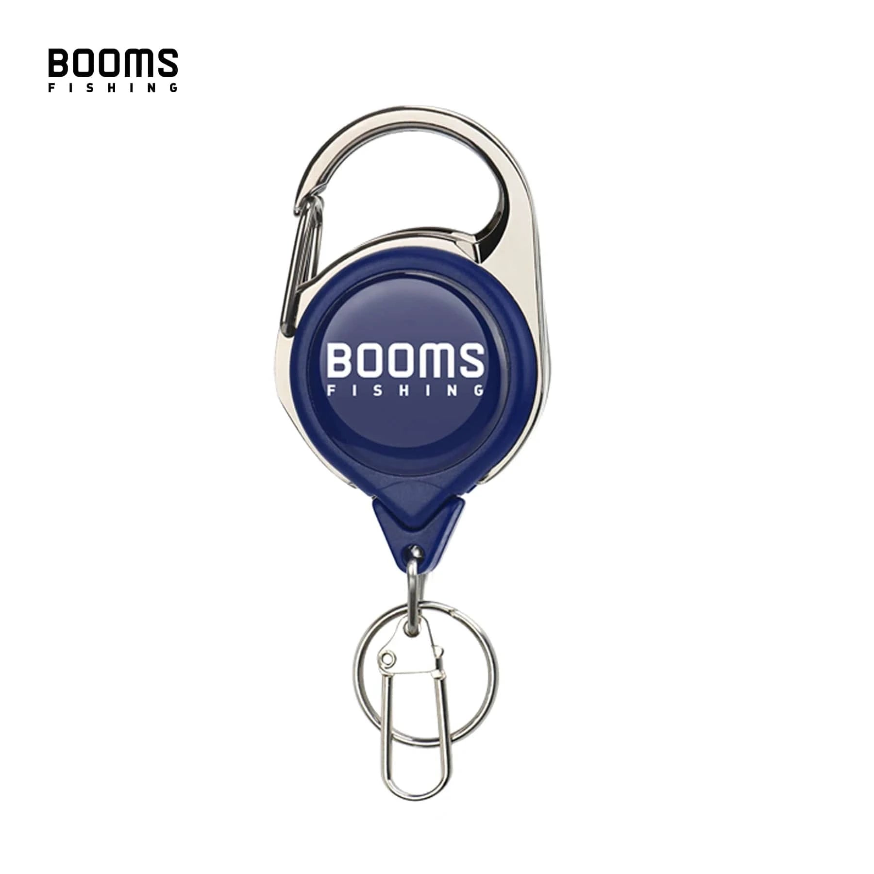 China China Blue 1PCS Booms Fishing RG1 Retractable Key Chain with Gear Combo Cord Easy Release Badge Holder Fly Fishing Zinger Retractor Accessories