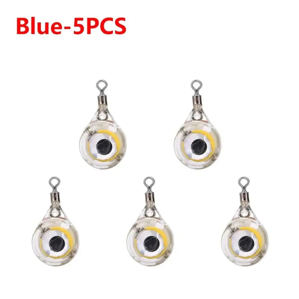 China China Blue 3 5-20PCS Mini Fishing Lure Light LED Deep Drop Underwater Eye Shape Fishing Squid Fishing Bait Luminous Lure for Attracting Fish