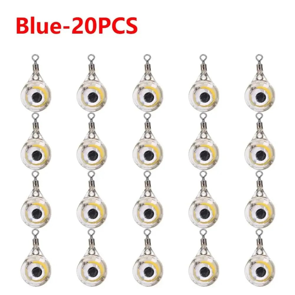 China China Blue 5-20PCS Mini Fishing Lure Light LED Deep Drop Underwater Eye Shape Fishing Squid Fishing Bait Luminous Lure for Attracting Fish