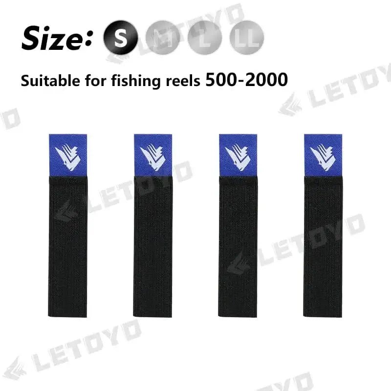 China China BLUE S LETOYO 4pcs flexible Spinning reel spool  belt with handle Durable fishing Reel  spool Cover fishing Accessories fishing  tool