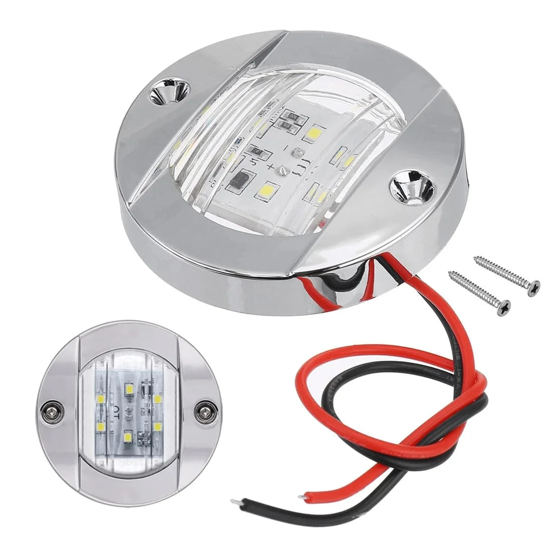 China China Boat Marine Lights Navigation Light Waterproof Marker Lamp  For Truck RV Yacht Transom Anchor Stern DC 12V/24V 6LED Stern Light