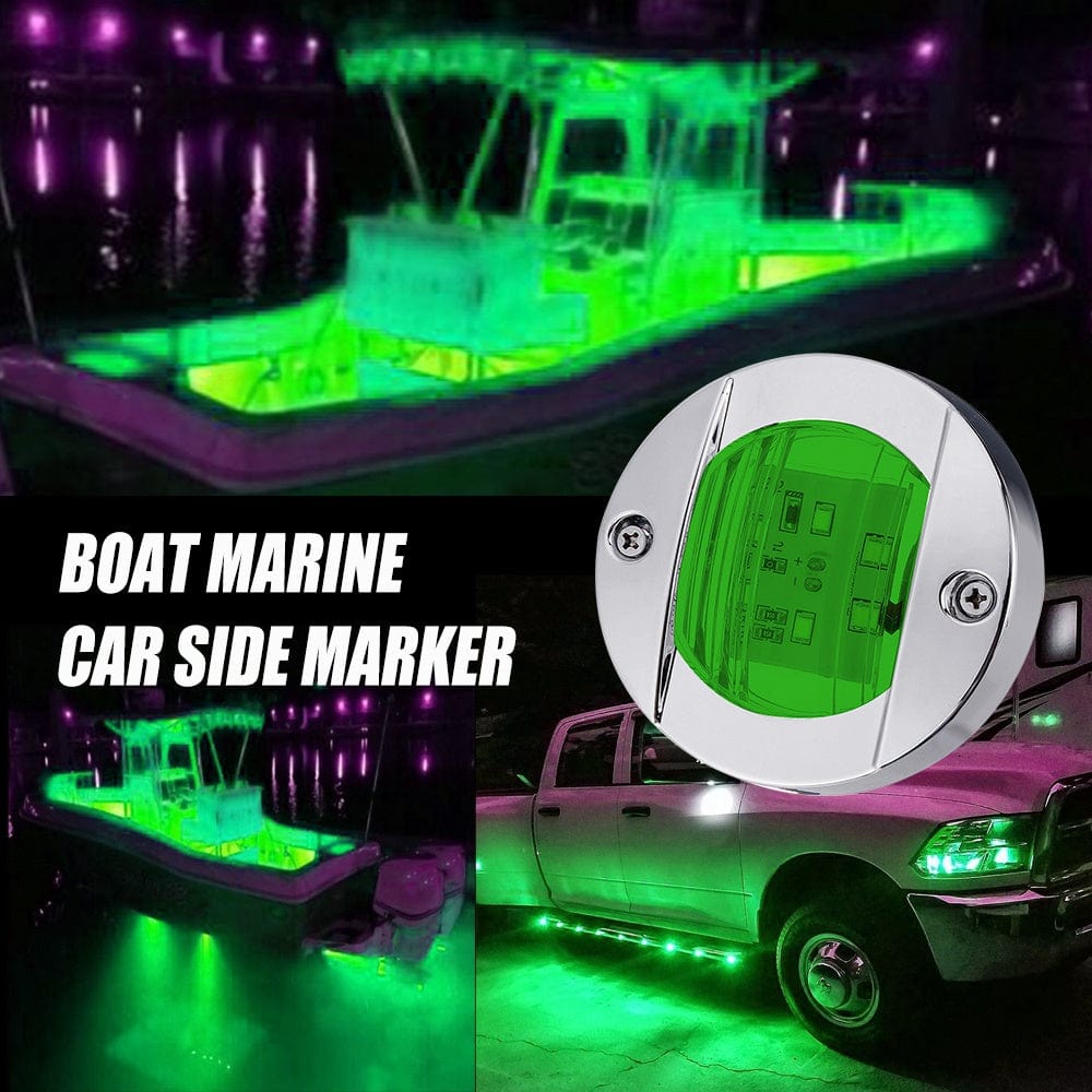 China China Boat Marine Lights Navigation Light Waterproof Marker Lamp  For Truck RV Yacht Transom Anchor Stern DC 12V/24V 6LED Stern Light