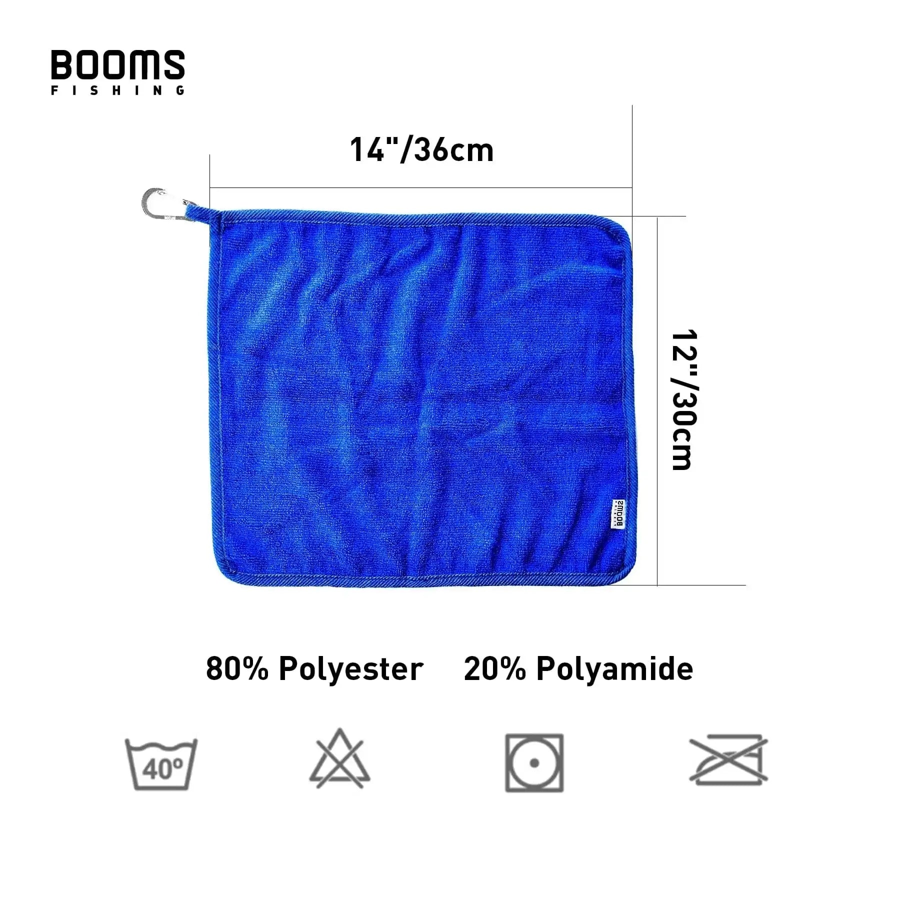 China China Booms Fishing 3 PCS Fishing Towel Non-stick Absorbent Fishing Clothing Wipe Hands Soft Towel Fishing Accessories Equipment
