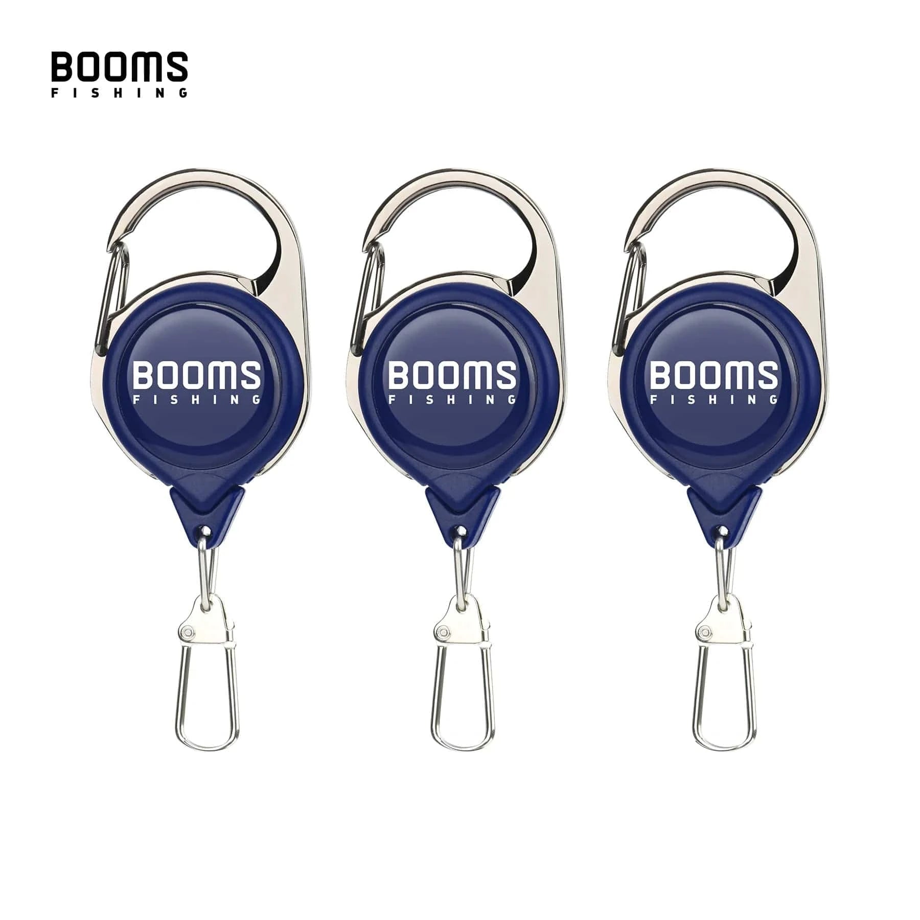 China China Booms Fishing RG1 Retractable Key Chain with Gear Combo Cord Easy Release Badge Holder Fly Fishing Zinger Retractor Accessories