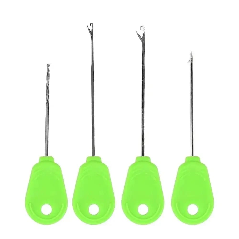 China China BT05 Green Hirisi 4pcs Carp Fishing Bait Needle With Box Fishing Bait Tools Fishing Accessories BT05