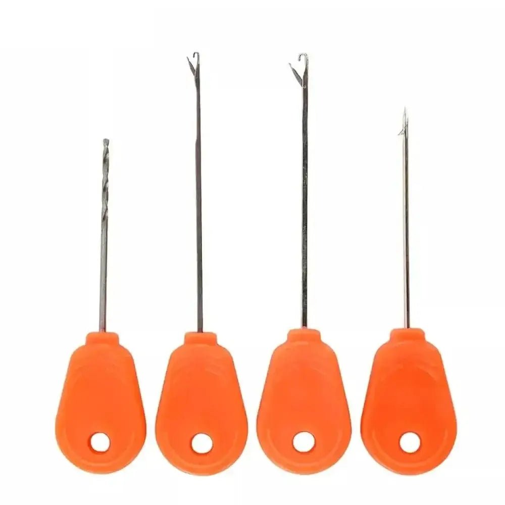 China China BT05 Orange Hirisi 4pcs Carp Fishing Bait Needle With Box Fishing Bait Tools Fishing Accessories BT05