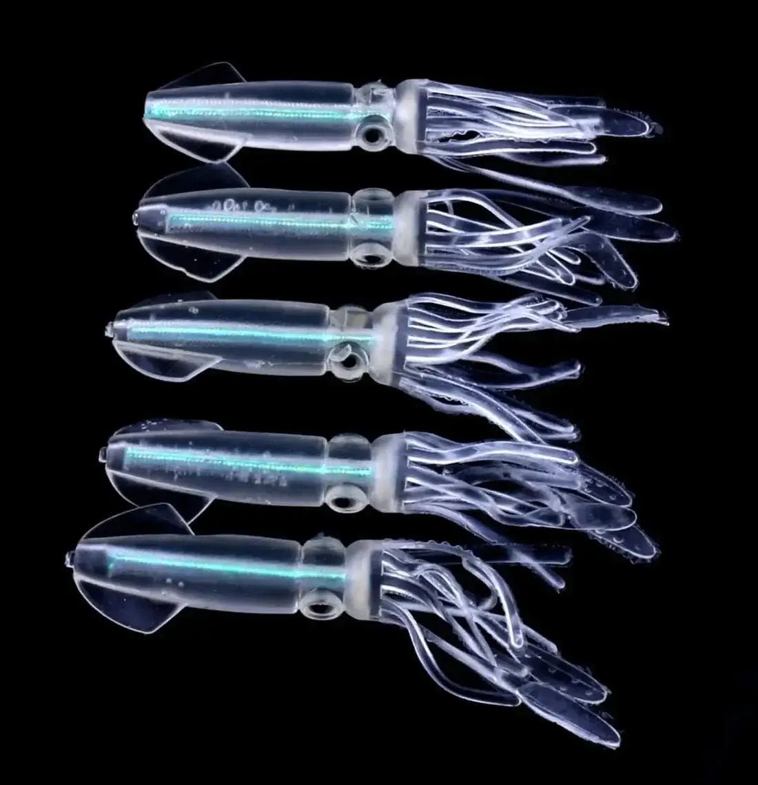 China China BURLE Luminous Soft Lures Mix Oiled Octopus Soft Skirts Squid Lures Artificial Soft Squid Jig Custom Fishing Lures