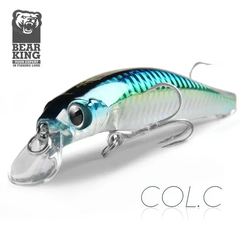 China China C / 105mm BEARKING 10.5cm 16g  8cm 8.5g Hot fishing gear shone sinking lures minnow crank fixed weight system wobbler bait isca artificial