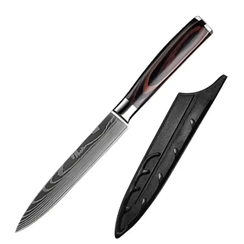 China China C Kitchen Knife Chef Knives Meat Cleaver Fruit Vegetable Knife Slicing Knife Santoku Knife Damascus Pattern Cooking Cutter