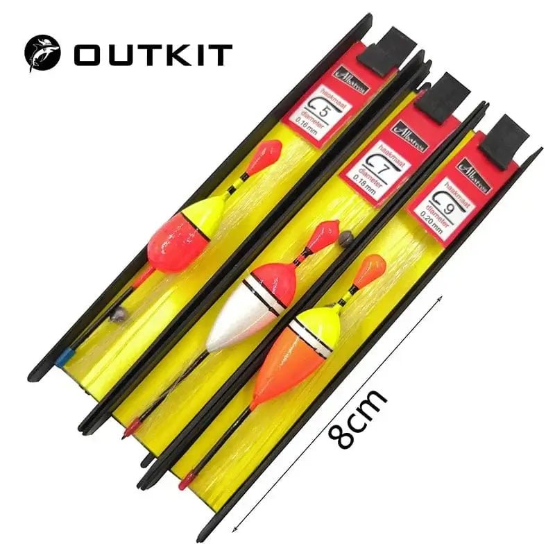 China China C OUTKIT 3pcs/lot Carp Fishing Line Bobber Group Fish Float Fishing Tackle China Hook Buoy Fish Floating Tiple Suit Accessories