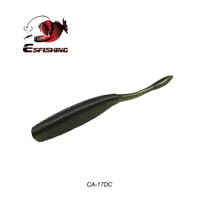 China China CA17DC / 100mm 8pcs KESFISHING Artificial Silicone Soft Baits Drive Shad 4" Bass Pike Shrimp Scented Salts Pesca Fishing Lures Tackle