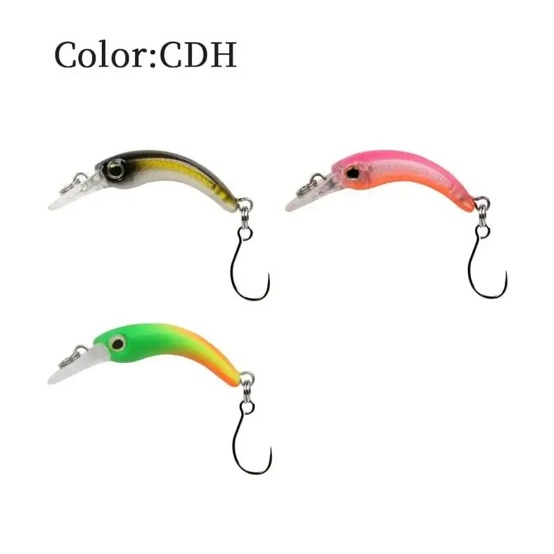 China China CDH / 1.2g 40mm LETOYO Floating Injured Fishing Lure 40mm 1.2g Micro Lures Artificial Minnow Bait Wobblers For Trout Bass Perch