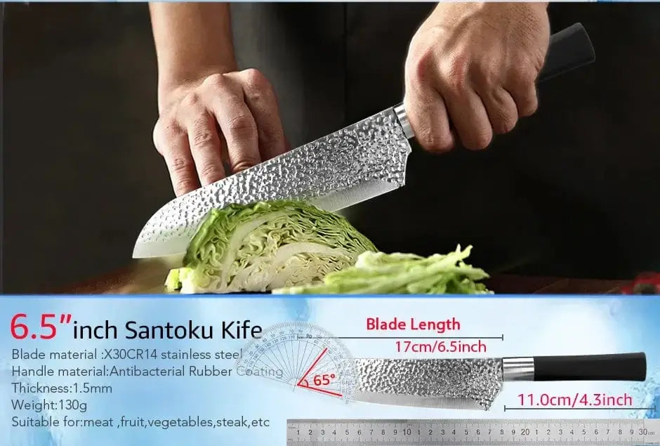 China China Chef knives 6 Set Professional Japanese Kitchen knives High Carban  stainless steel Meat Cleaver Fruit Paring knife Chef Knife