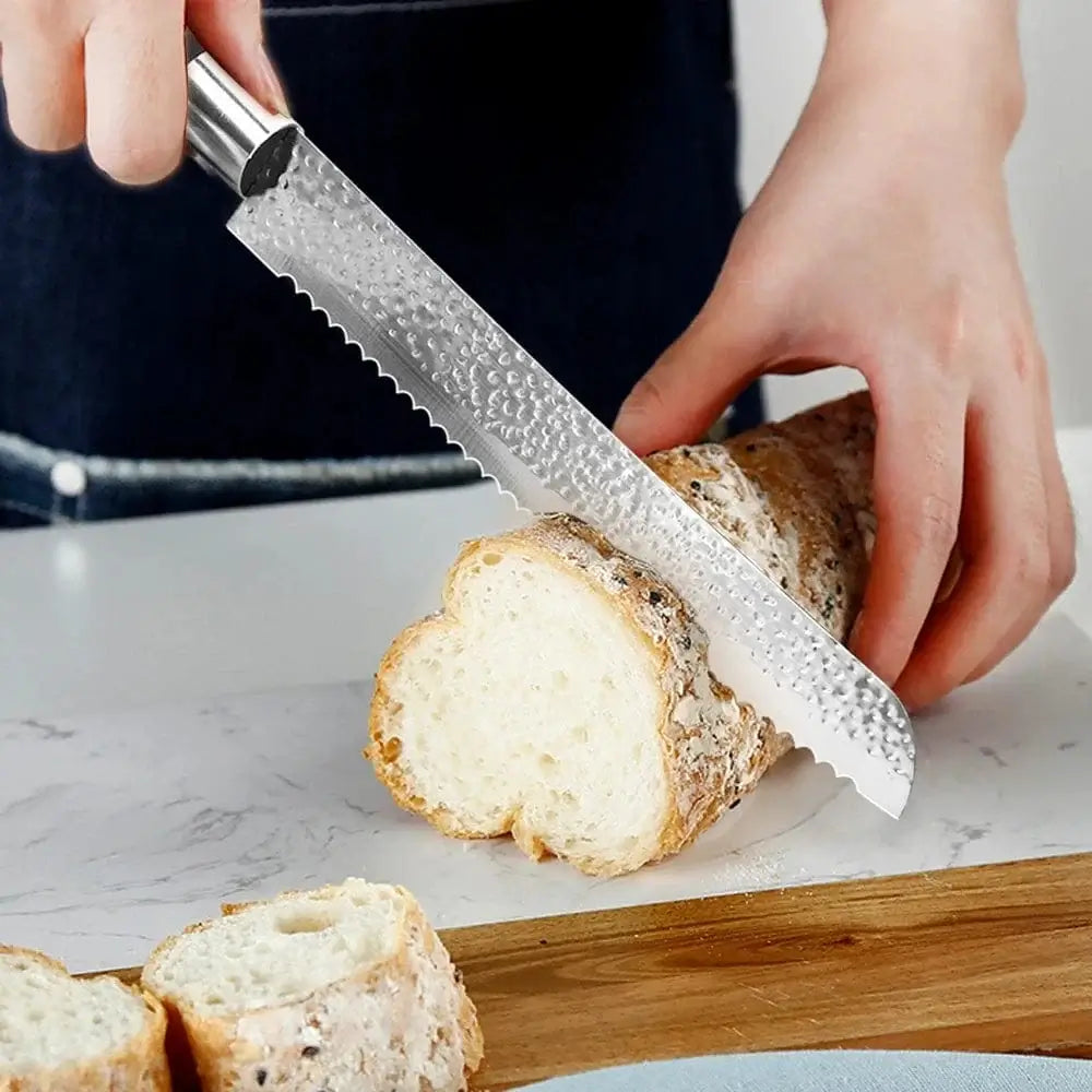 China China Chef knives 6 Set Professional Japanese Kitchen knives High Carban  stainless steel Meat Cleaver Fruit Paring knife Chef Knife