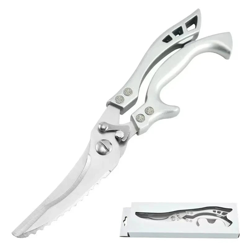 China China Chicken Bone Scissor / CHINA Kitchen Scissors Multifunctional Stainless Steel Food Scissors Chicken Bone Meat Fishing  Crab Greens Cutting Trimming Scissors