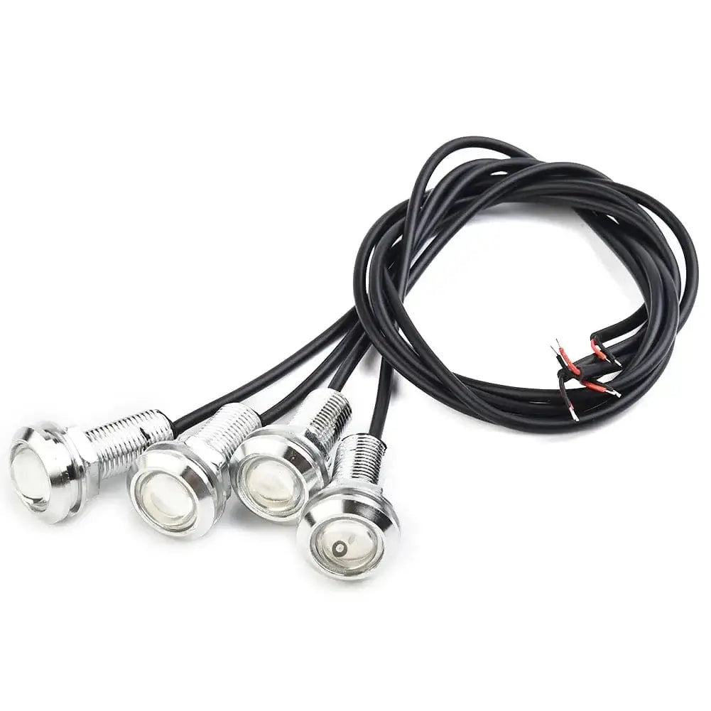 China China CHINA 4pcs DC 12V-3W Blue LED Marine Lighting Boat Lights Spot-lighting Light Portable Waterproof Underwater Car Truck Boats Lamps