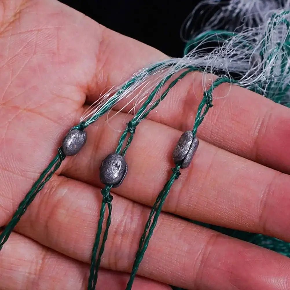 China China Chinese fish Mesh Sticky Net 100M for Accessories Throw Bait Lures Silk Screen Nets Retractable Folding for universal