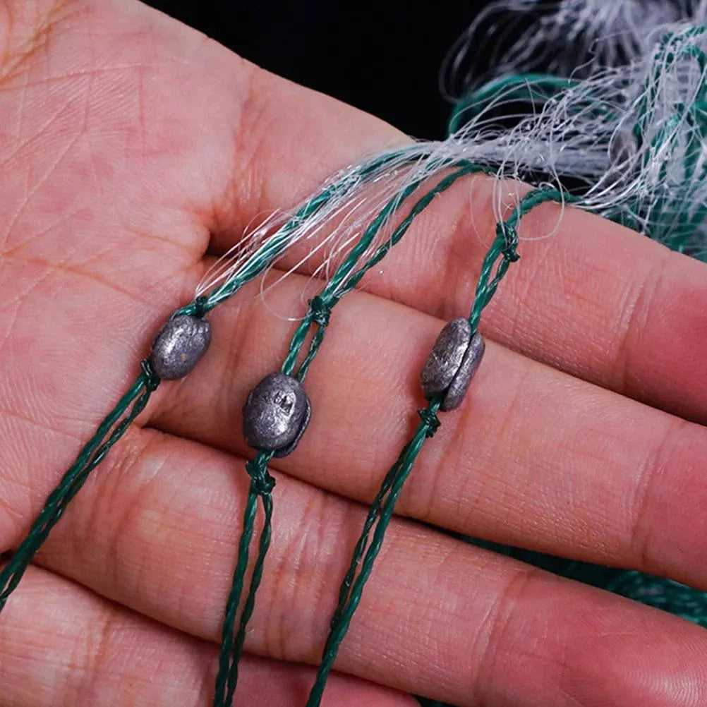China China Chinese fish Mesh Sticky Net 100M for Accessories Throw Bait Lures Silk Screen Nets Retractable Folding for universal