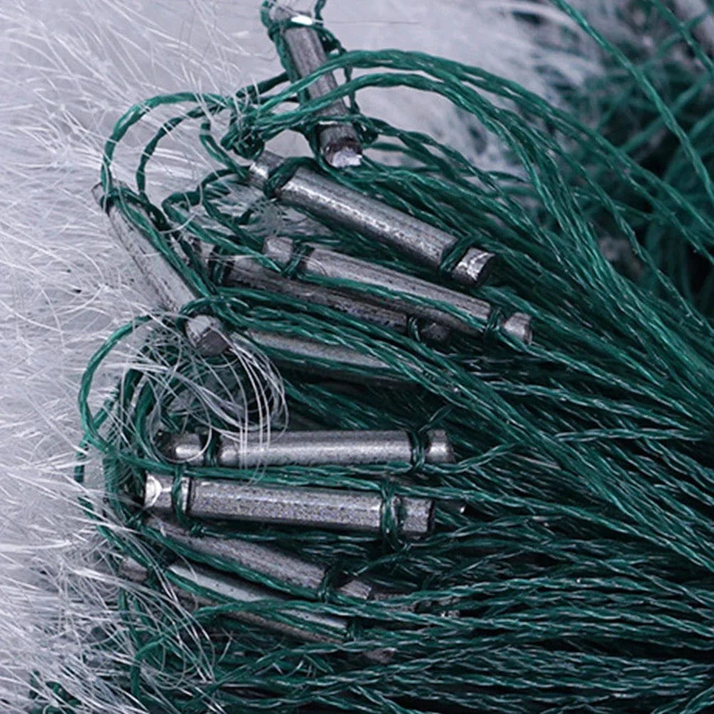 China China Chinese fish Mesh Sticky Net 100M for Accessories Throw Bait Lures Silk Screen Nets Retractable Folding for universal