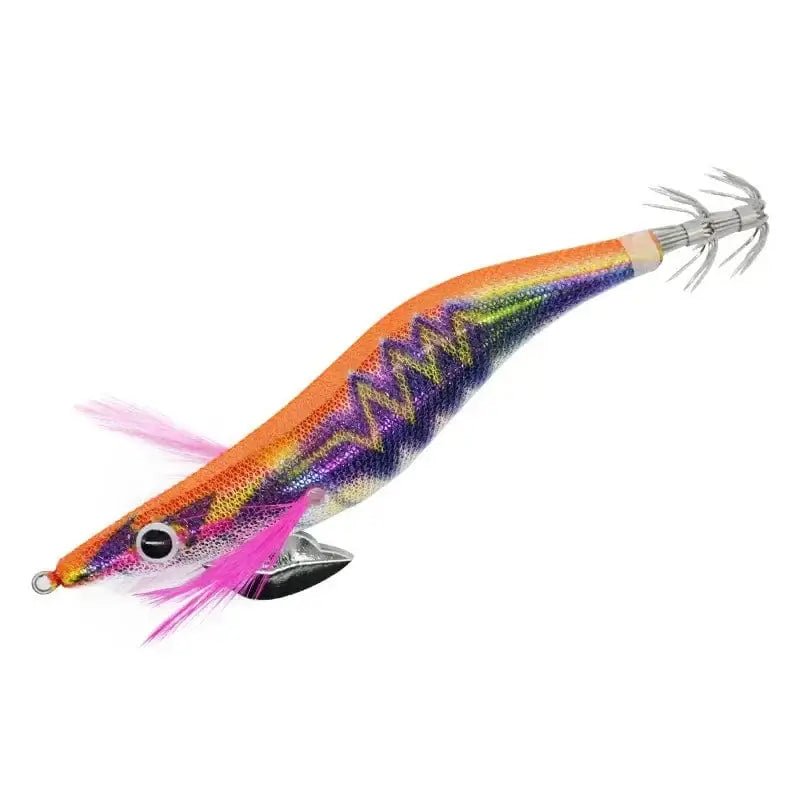 China China Color 3 / 1Pcs 19g Sea.Yolo 15/19g Fishing Lure Luminous Squid Hook Octopus Cuttlefish Artificial Bait 3D EYE Wood Shrimp for Saltwater Freshwat