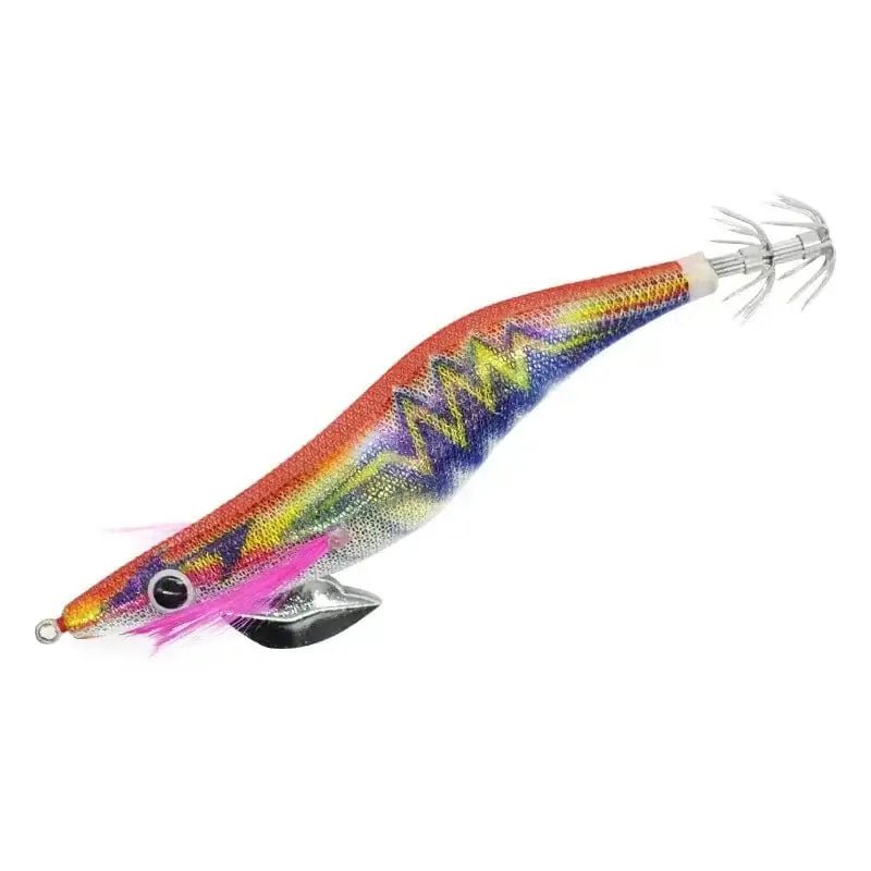 China China Color 4 / 1Pcs 19g Sea.Yolo 15/19g Fishing Lure Luminous Squid Hook Octopus Cuttlefish Artificial Bait 3D EYE Wood Shrimp for Saltwater Freshwat