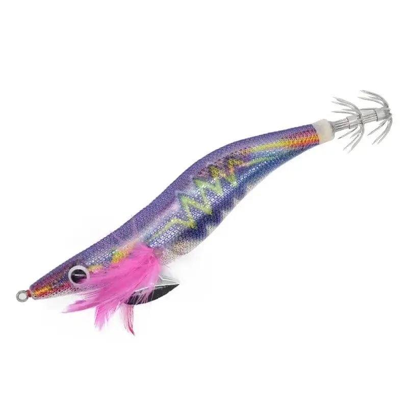 China China Color 5 / 1Pcs 19g Sea.Yolo 15/19g Fishing Lure Luminous Squid Hook Octopus Cuttlefish Artificial Bait 3D EYE Wood Shrimp for Saltwater Freshwat