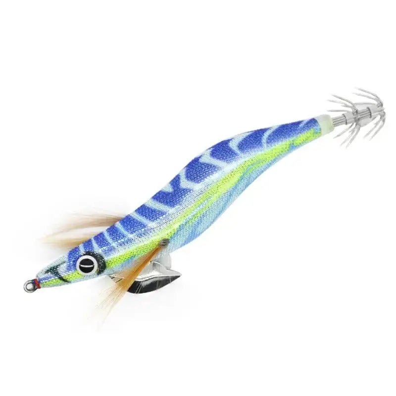 China China Color 8 / 1Pcs 19g Sea.Yolo 15/19g Fishing Lure Luminous Squid Hook Octopus Cuttlefish Artificial Bait 3D EYE Wood Shrimp for Saltwater Freshwat