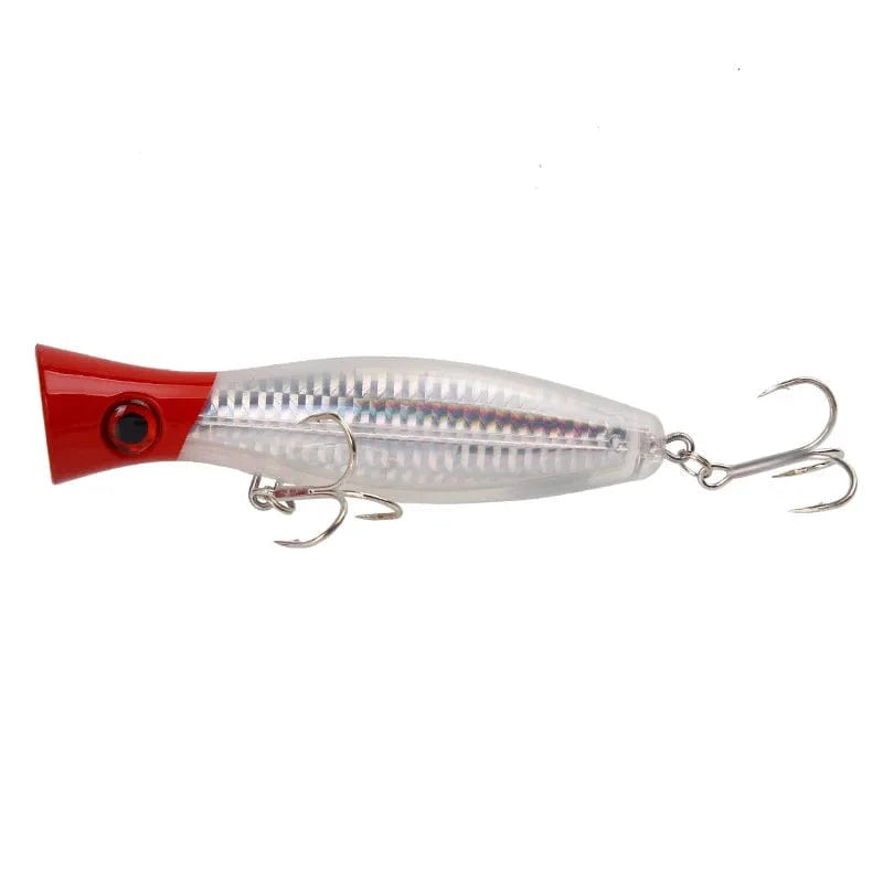 China China Color-A / 125mm-40g YUCONG 1PX Silent Popper Lure 12.5cm-40g Floating Fishing Bait Long Casting Hard Wobblers Topwater Swimbait leurre de pêche cebo