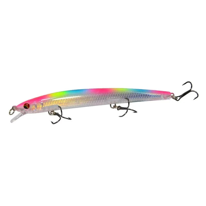 China China Color A / 135mm-15.4g YUCONG 1PC Floating Minnow Bait 135mm-15.4g Silent Fishing leurre Long Casting Hard Wobbler Lure Laser Skin cebo duro fisching