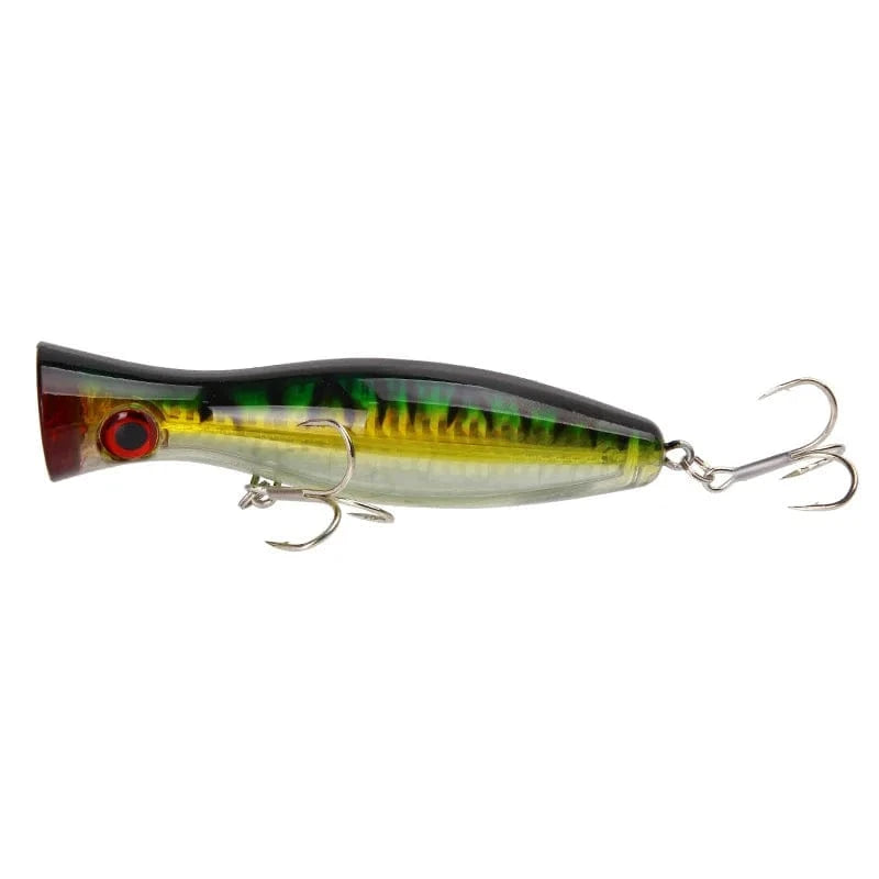 China China Color-C / 125mm-40g YUCONG 1PX Silent Popper Lure 12.5cm-40g Floating Fishing Bait Long Casting Hard Wobblers Topwater Swimbait leurre de pêche cebo