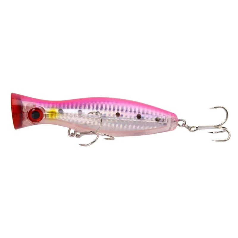 China China Color-E / 125mm-40g YUCONG 1PX Silent Popper Lure 12.5cm-40g Floating Fishing Bait Long Casting Hard Wobblers Topwater Swimbait leurre de pêche cebo