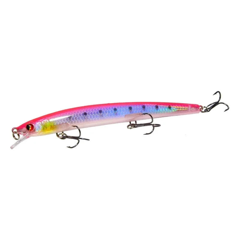China China Color H / 135mm-15.4g YUCONG 1PC Floating Minnow Bait 135mm-15.4g Silent Fishing leurre Long Casting Hard Wobbler Lure Laser Skin cebo duro fisching