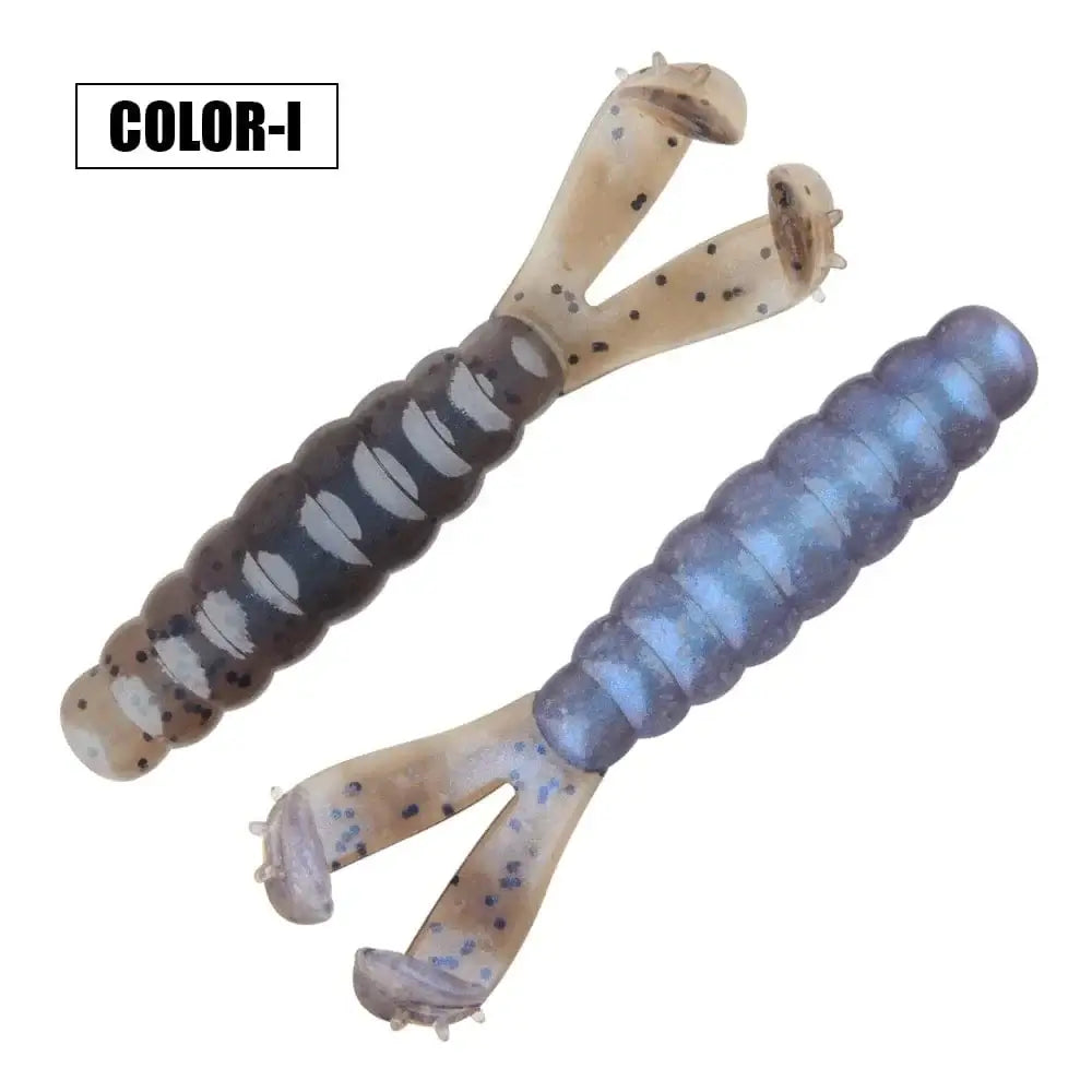 China China Color-I Spinpoler Diver Grub Fishing Lure Soft Bait Twin T Tail Floating Tpr 7cm Salted Shad Worm Frog Artificial Bass Swimbait Pesca