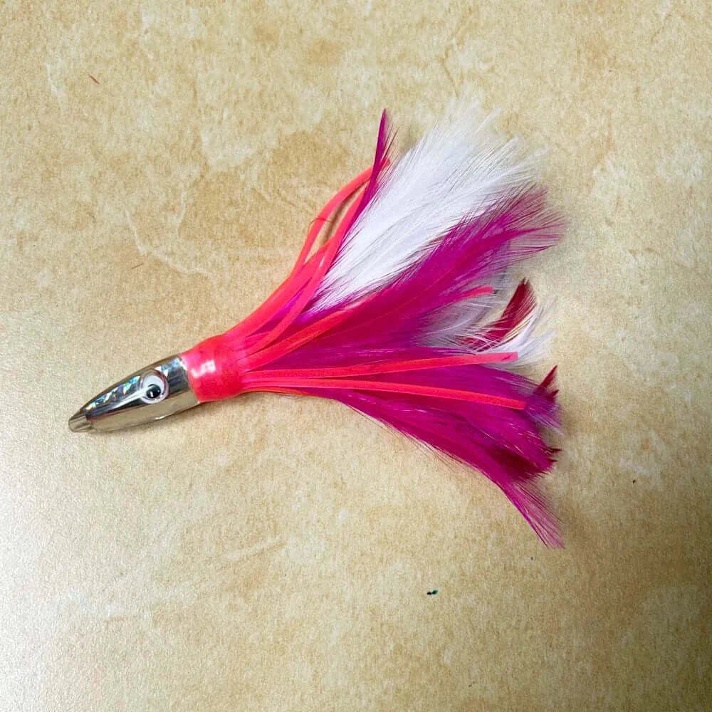 China China Colour B 1pc Squid Skirts Soft Fishing Lure 14cm/32g Night Fishing Lure Octopus Feather Skirt Artificial Acrylic Bait for Tuna Sai