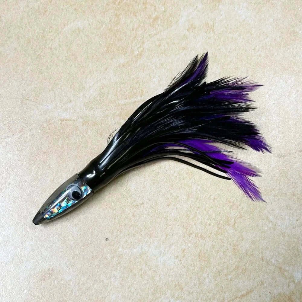 China China Colour E 1pc Squid Skirts Soft Fishing Lure 14cm/32g Night Fishing Lure Octopus Feather Skirt Artificial Acrylic Bait for Tuna Sai
