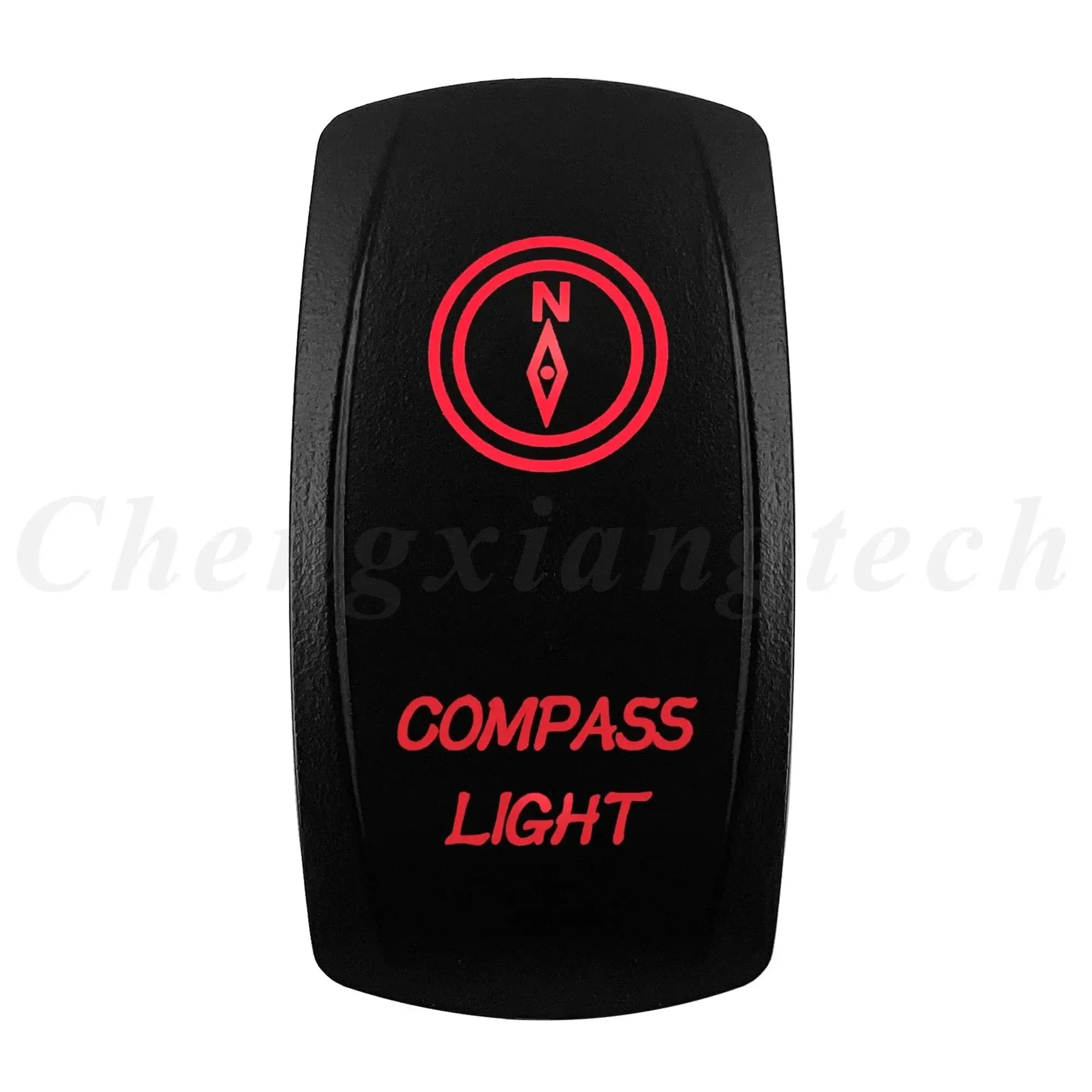 China China COMPASS LIGHT Red Led Light Bar Car Boat Rocker Switch 12V/24V Marine Grade Toggle Switch SPST/DPDT for Polaris Jeep Autosteer Auto Machinery