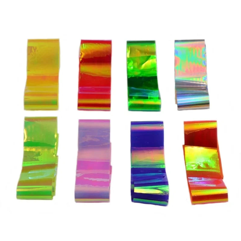 China China CONTEMPLATOR 10pcs 4cm*20cm Shrimp Back Scud Nymph Fly Tying Materials 8optional Colors Holographic Rainbow Flim Sabiki Rig Lure