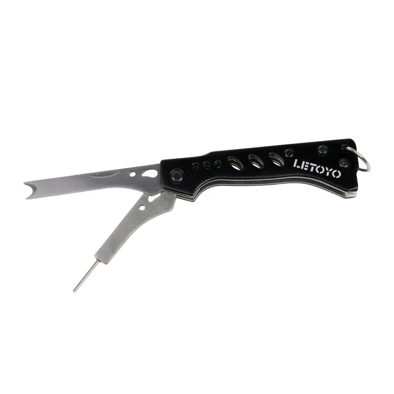 China China D black LETOYO Squid Nerve Cord Cut Fishing Tools Correct squid jig hook Stainless Steel Squid Knife for Webfoot Octopus Cuttlefish
