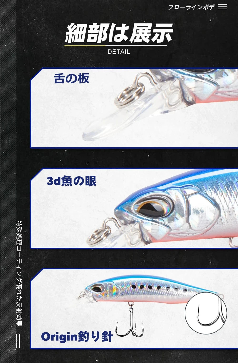 China China D1 Hot Minnow Fishing Lure Suspending Sinking 77mm/8.4g 65mm/5g Artificial Wobblers Saltwater Freshwater Bass Perch Tackle