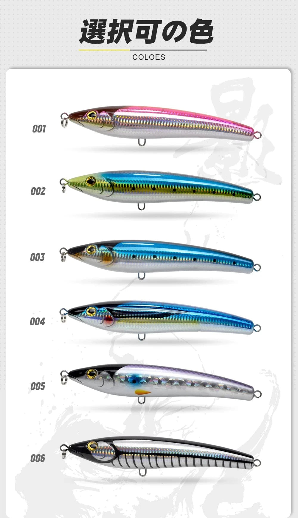 China China D1 Trolling Lures Floating Pencil Fishing Baits 197mm 93g Big Stickbait Wobblers For Seabass Tuna Lungfish DT3004 Peche Tackle