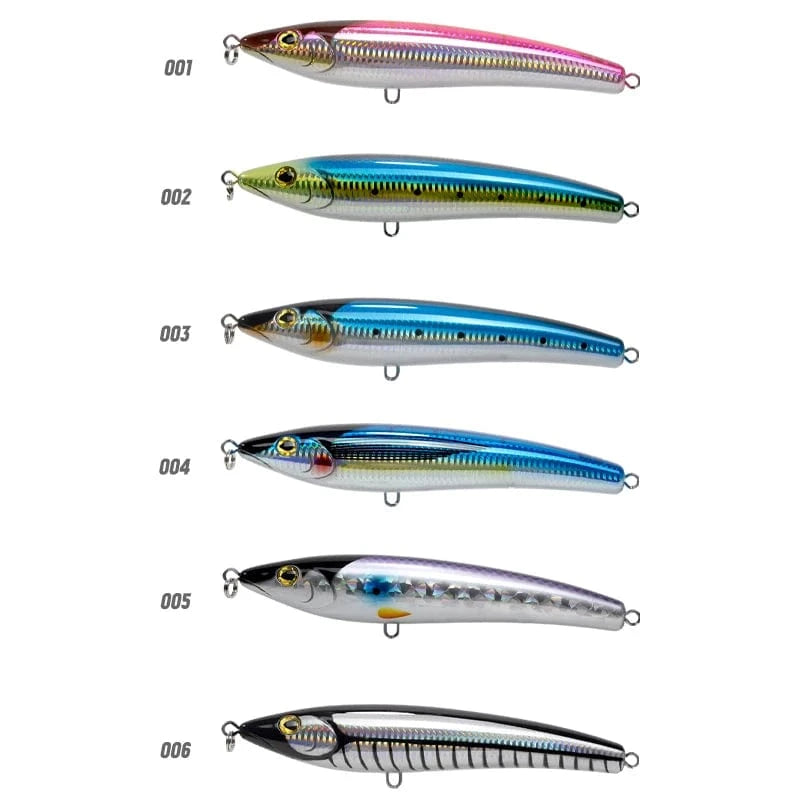 China China D1 Trolling Lures Floating Pencil Fishing Baits 197mm 93g Big Stickbait Wobblers For Seabass Tuna Lungfish DT3004 Peche Tackle