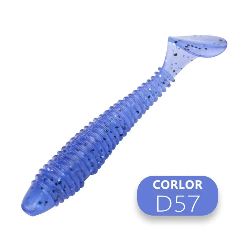 China China D57 / 180mm 1pcs MEREDITH Fishing Soft Lures Shad Swing Impact Fat Vibro Fat Soft Bait 75mm 85mm 180mm Tackle Lifelike Iscas Wobbler PVA Fishing