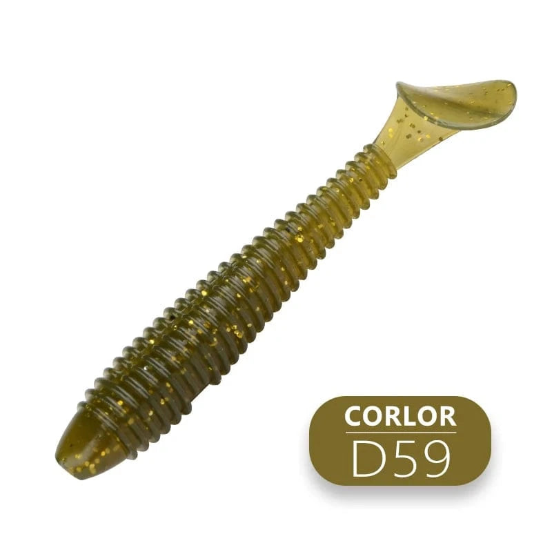 China China D59 / 180mm 1pcs MEREDITH Fishing Soft Lures Shad Swing Impact Fat Vibro Fat Soft Bait 75mm 85mm 180mm Tackle Lifelike Iscas Wobbler PVA Fishing