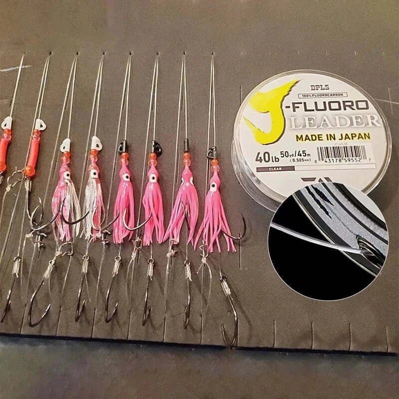 China China DaiwaJ-Fluorocarbon Fluorocarbon  Leader 100m 50m Sinking Clear Fluorocarbon Line Made in Japan