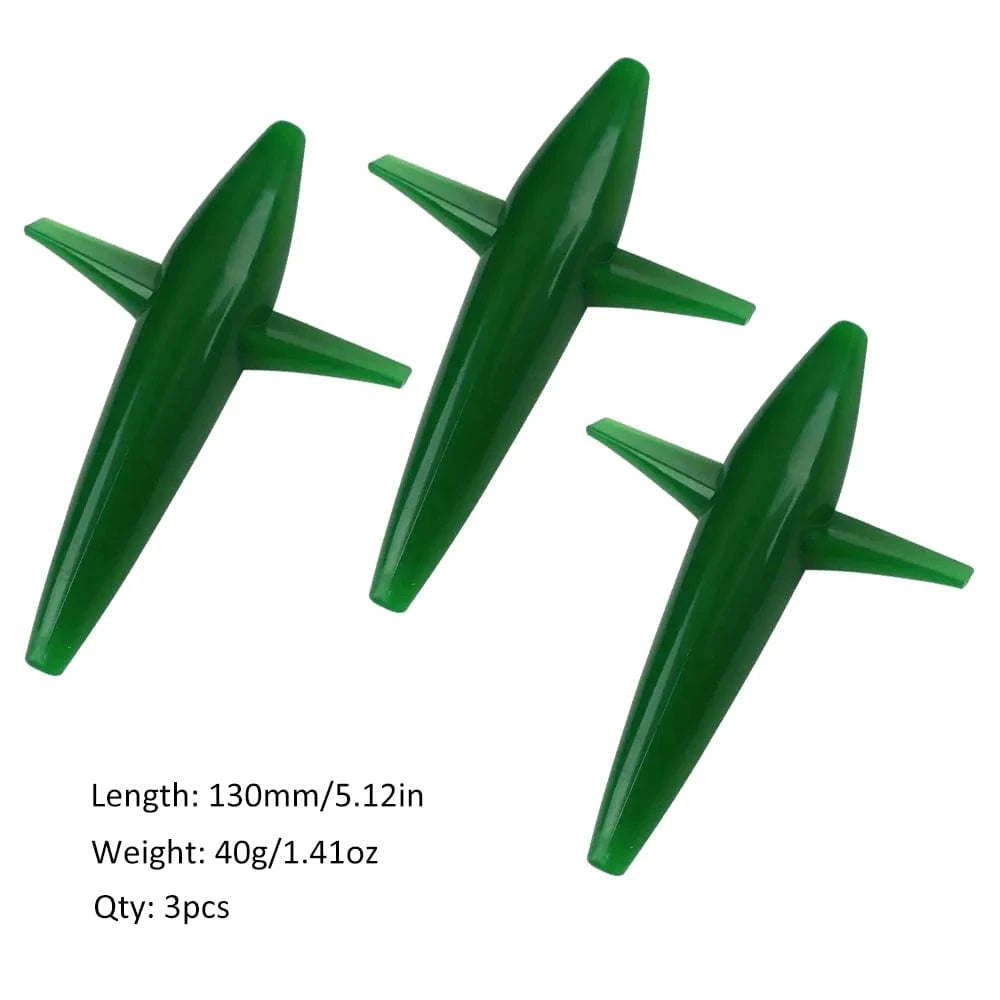 China China Dark green / 130mm 40g 3pcs 3pcs Bird Shaped Teaser 5" 40g Fishing Lure Floating PP Plastic Big Game Tuna Pesca Tolling Fishing Lure