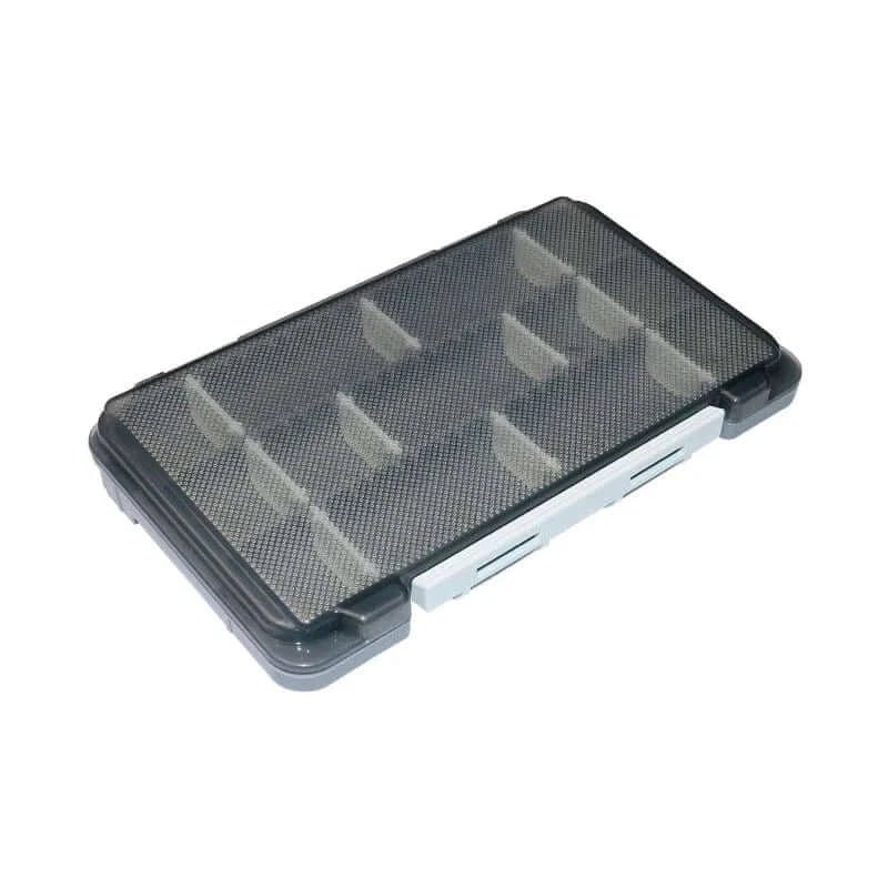 China China Dark Grey Fishing Box Portable Accessories Box Fisherman Tackle Box Plastic Bait Boxes Hook Organizer Storage Tool For Carp Fishing Goods