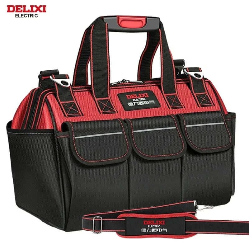 China China DELIXI ELECTRIC Tool Bag,Multifunctional Waterproof Storage Bags,Suitable for Electricians,Carpenters,Car Mechanics,Homeowners